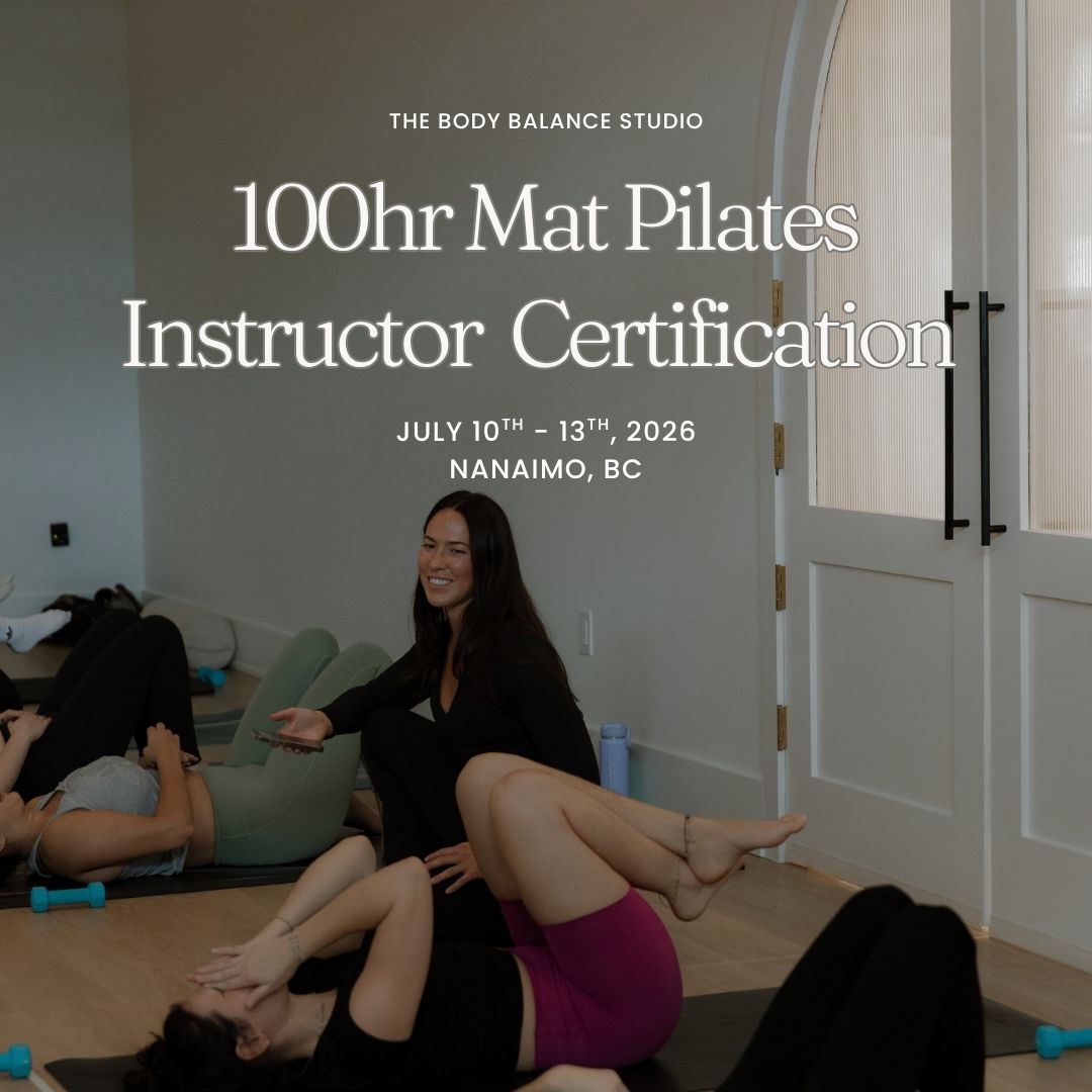 100hr Mat Pilates Certification - NANAIMO, BC  - JULY 2026